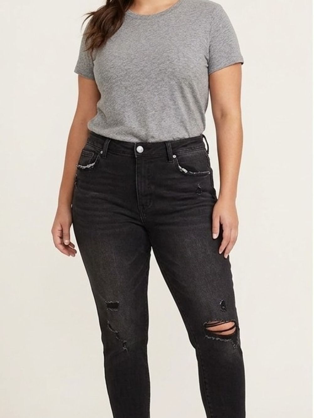 Risen Olivia High-Rise Distressed Skinny Jeans / Nirvana Skinny series. Size 11